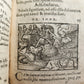 1561 AESOP FABLES antique FULLY ILLUSTRATED vellum binding 16th CENTURY rare