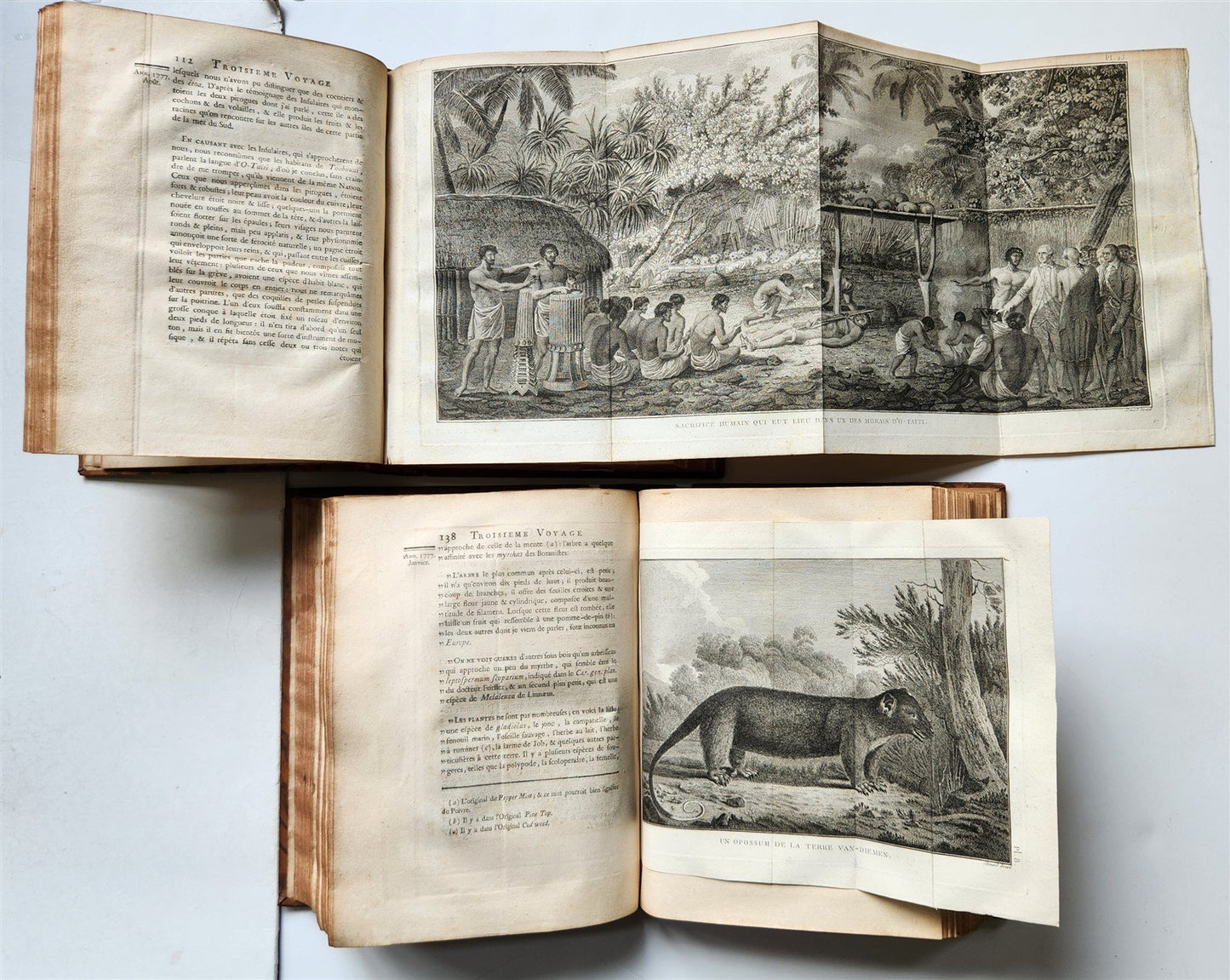 1785 VOYAGE of CAPTAIN COOK 4 vols ILLUSTRATED w/88 PLATES antique FRENCH 4to ED