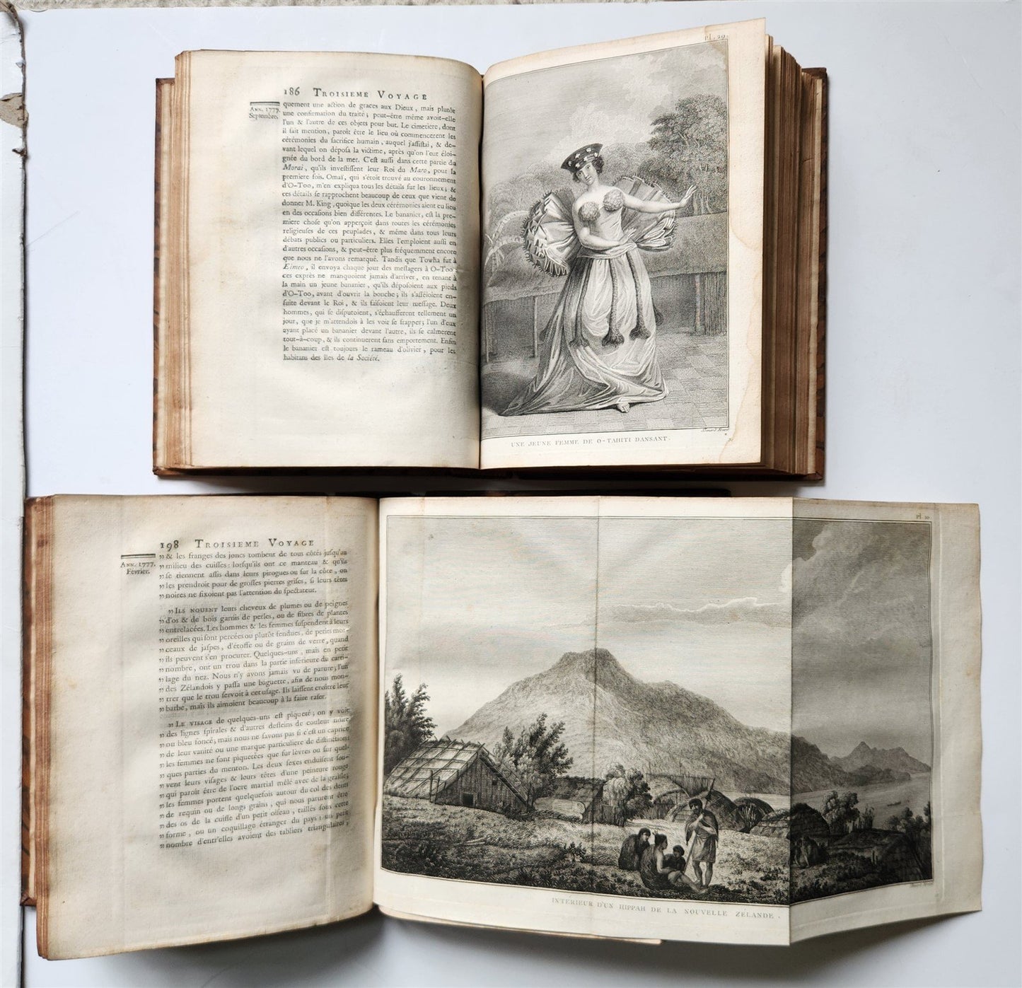 1785 VOYAGE of CAPTAIN COOK 4 vols ILLUSTRATED w/88 PLATES antique FRENCH 4to ED