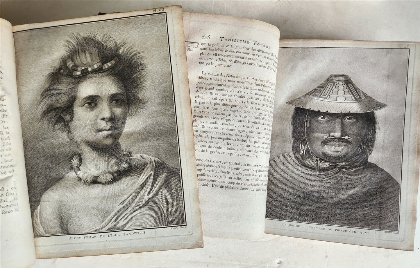 1785 VOYAGE of CAPTAIN COOK 4 vols ILLUSTRATED w/88 PLATES antique FRENCH 4to ED