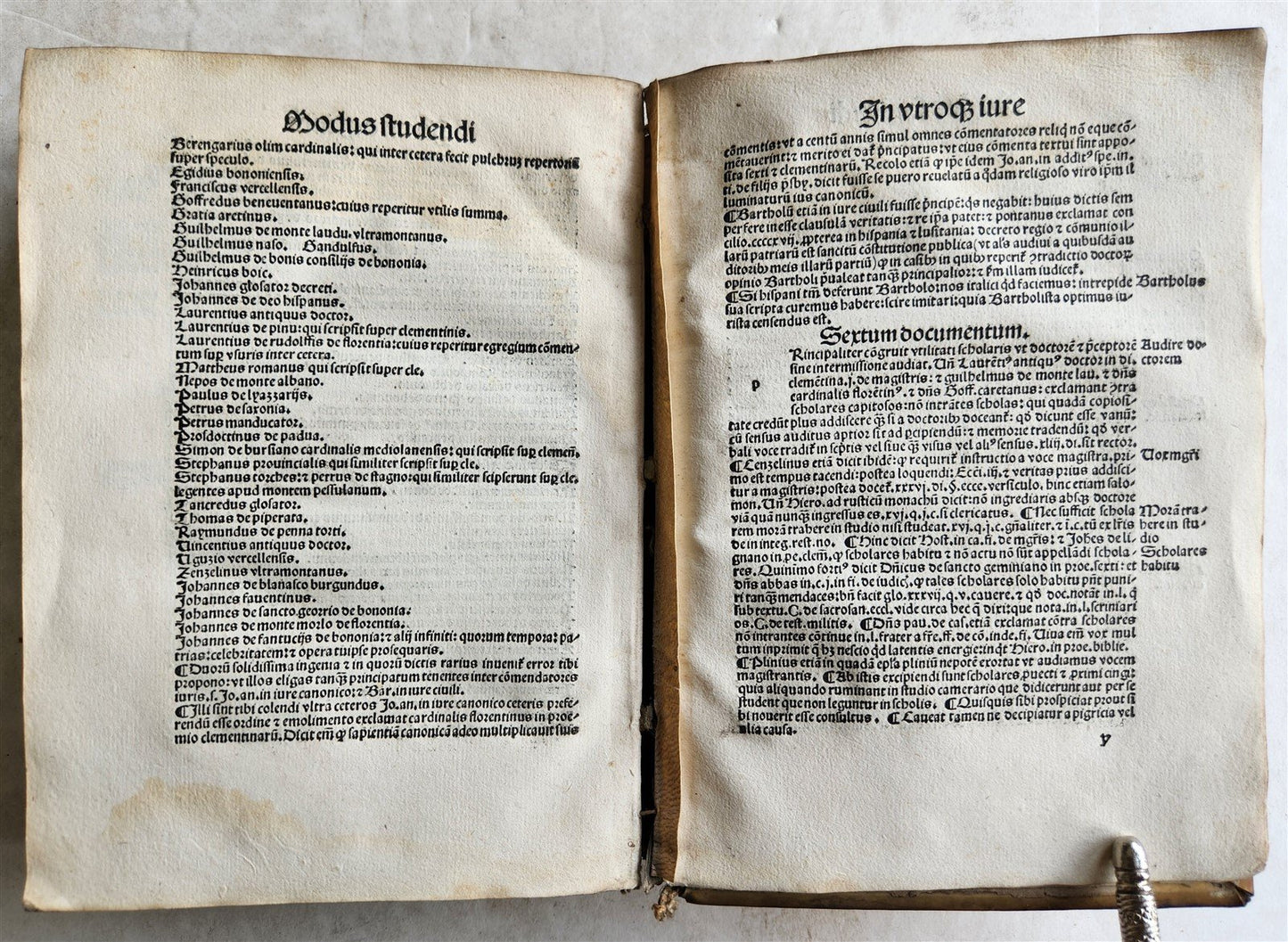1508 POST-INCUNABULA LAW BOOK by SEBASTIAN BRANT antique VELLUM BOUND