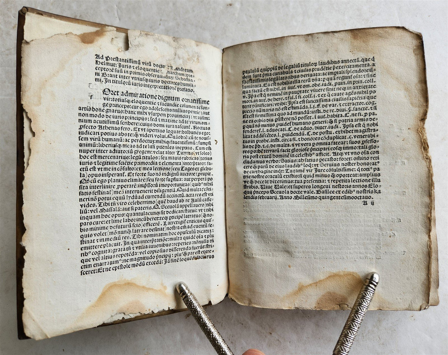 1508 POST-INCUNABULA LAW BOOK by SEBASTIAN BRANT antique VELLUM BOUND