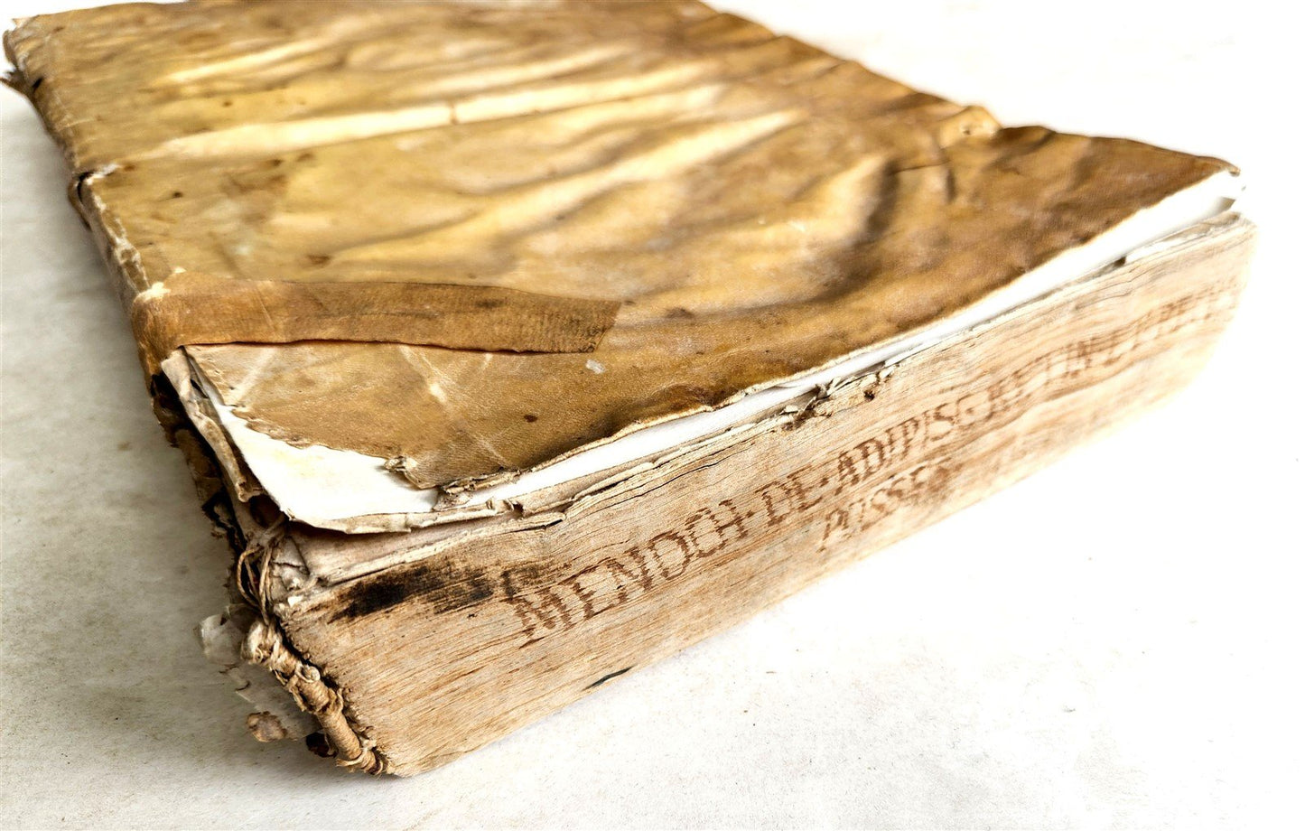 1577 LAW BOOK by Jacobus MENOCHIUS antique VELLUM BOUND FOLIO 16th CENTURY