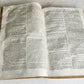 1743 BIBLE COMMENTARY Joannis Stephani Menochius in LATIN VELLUM FOLIO antique