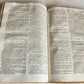1743 BIBLE COMMENTARY Joannis Stephani Menochius in LATIN VELLUM FOLIO antique