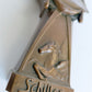 ANTIQUE METAL (COPPER?) BUST of SCHILLER