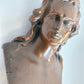 ANTIQUE METAL (COPPER?) BUST of SCHILLER