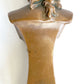 ANTIQUE METAL (COPPER?) BUST of MOZART