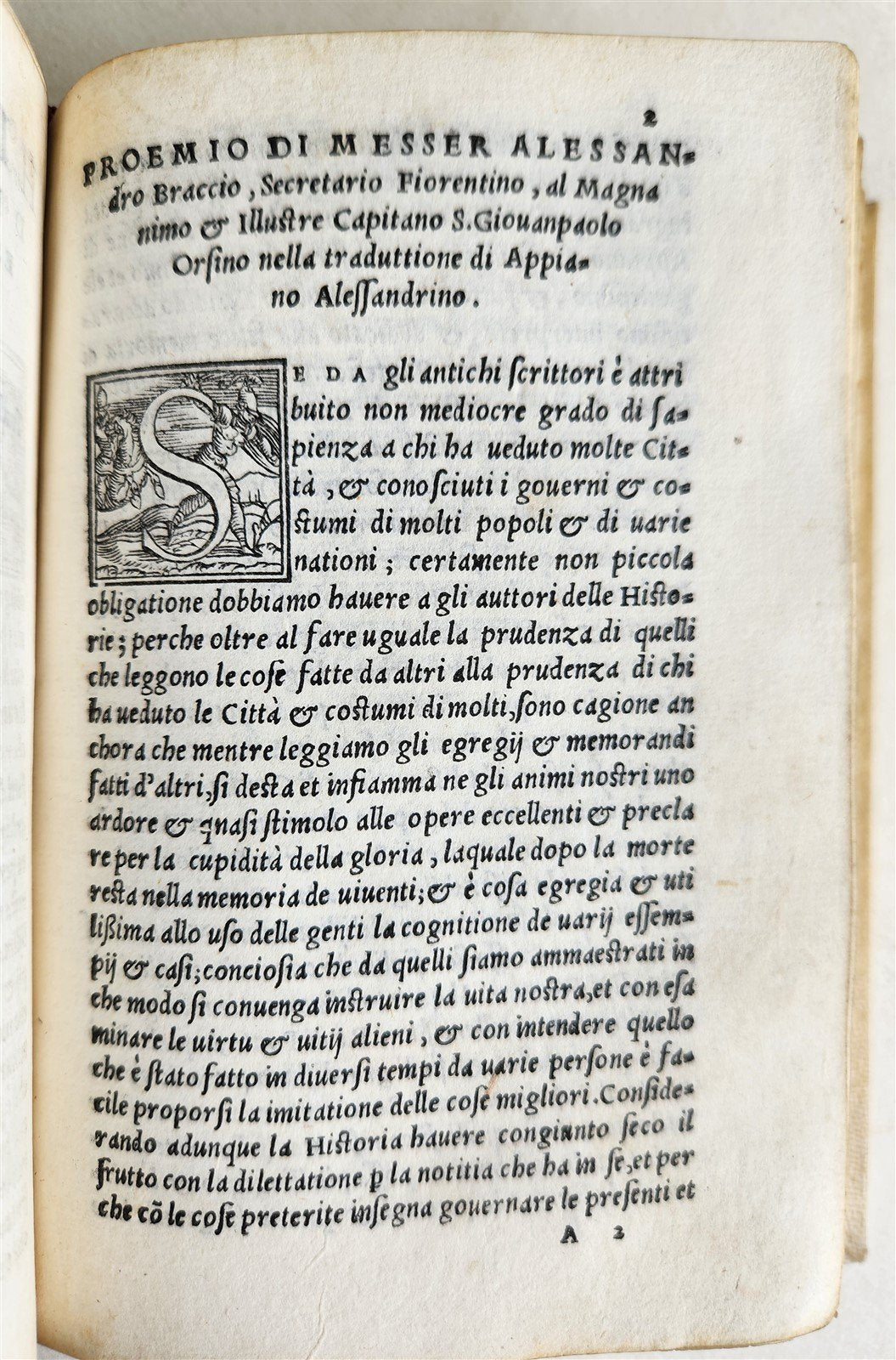 1550 HISTORY of ROMAN WARS by APPIAN antique 16th CENTURY vellum bound