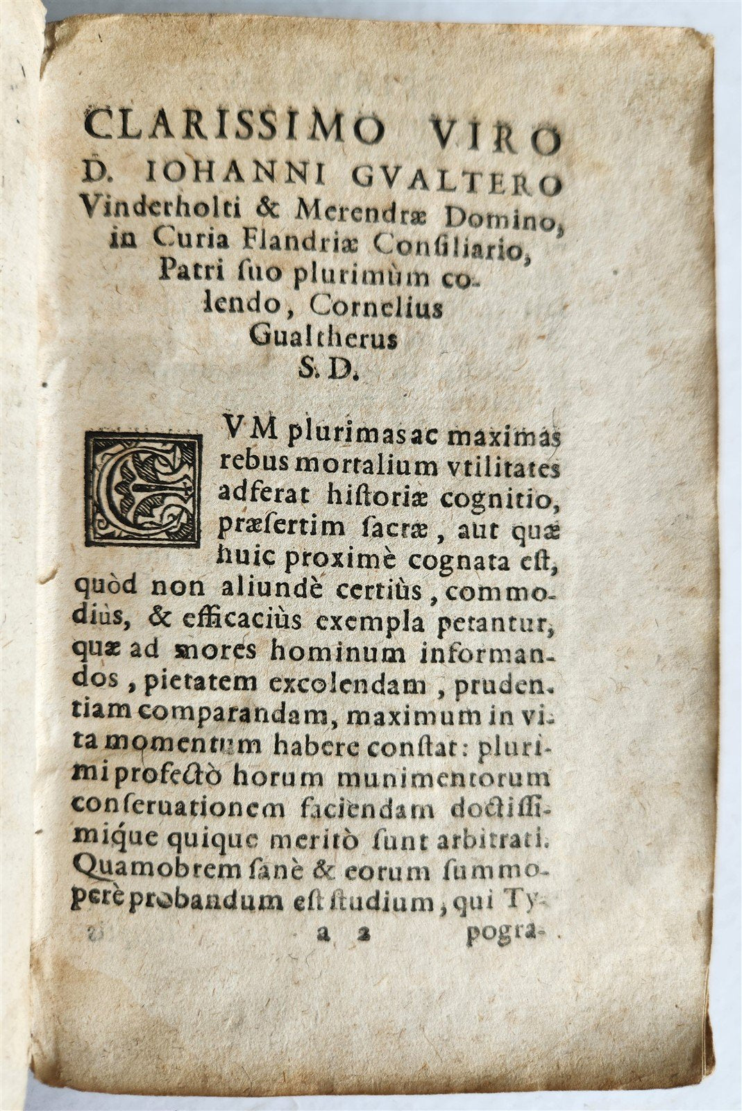 1575 JEWISH WARS by JOSEPHUS FLAVIUS antique VELLUM BOUND 16th CENTURY