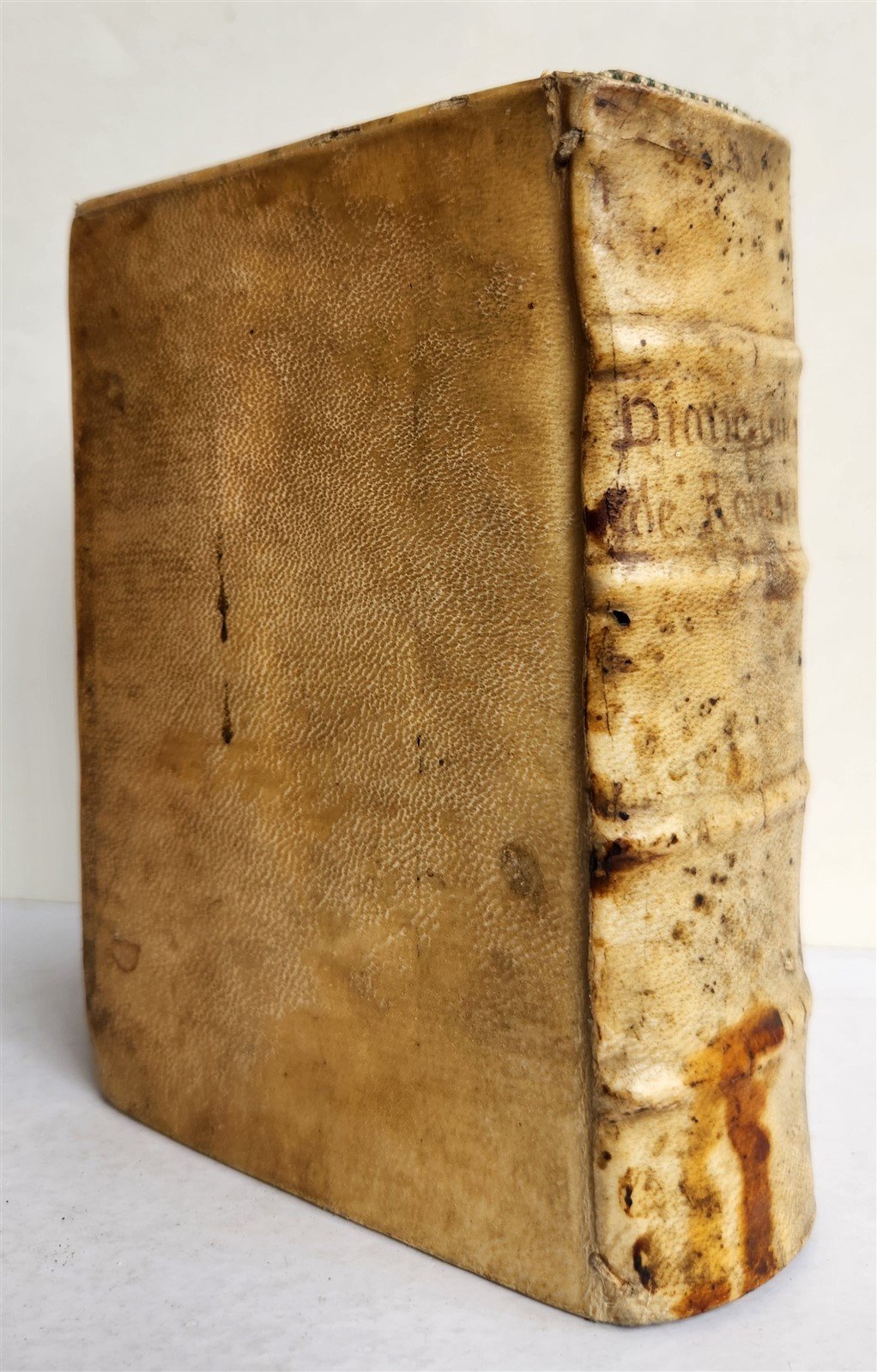 1548 ROMAN WARS HISTORY antique VELLUM BOUND CASSIO DIONE Delle guerre de romani