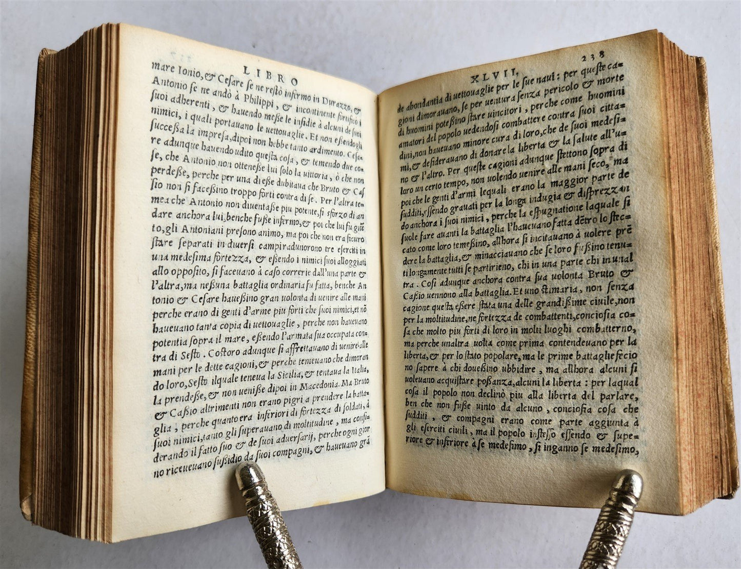 1548 ROMAN WARS HISTORY antique VELLUM BOUND CASSIO DIONE Delle guerre de romani