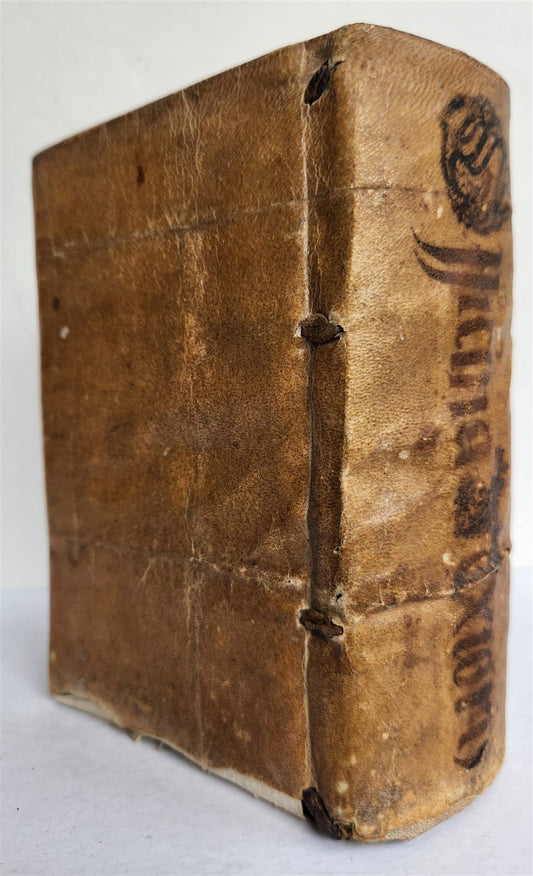 1551 Jean TIXIER antique VELLUM BOUND Officinae Ioannis Rauisii Textoris