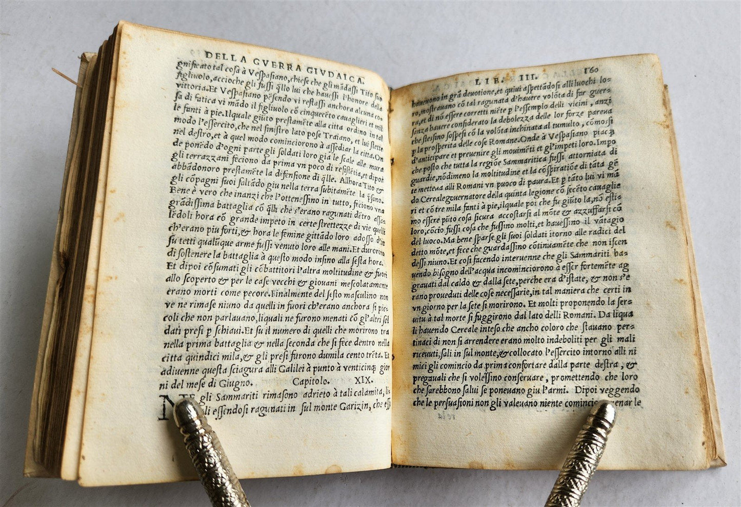1541 JEWISH WARS by JOSEPHUS FLAVIUS antique VELLUM BOUND 16th CENTURY Italian