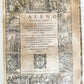 1565 RENAISSANCE EDITION OF GALEN antique FOLIO 16th century FAMOUS MEDICAL WORK