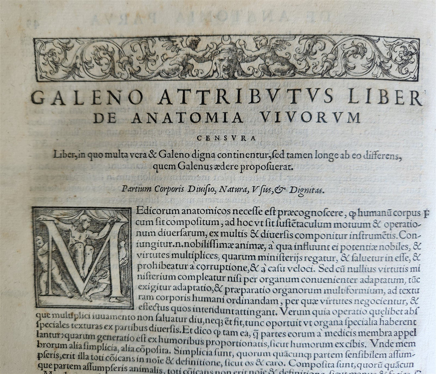 1565 RENAISSANCE EDITION OF GALEN antique FOLIO 16th century FAMOUS MEDICAL WORK