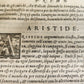1566 APOPHTHEGMATA by PLUTARCH antique VELLUM BOUND w/ MANUSCRIPT TITLE 16th C.