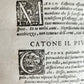 1566 APOPHTHEGMATA by PLUTARCH antique VELLUM BOUND w/ MANUSCRIPT TITLE 16th C.