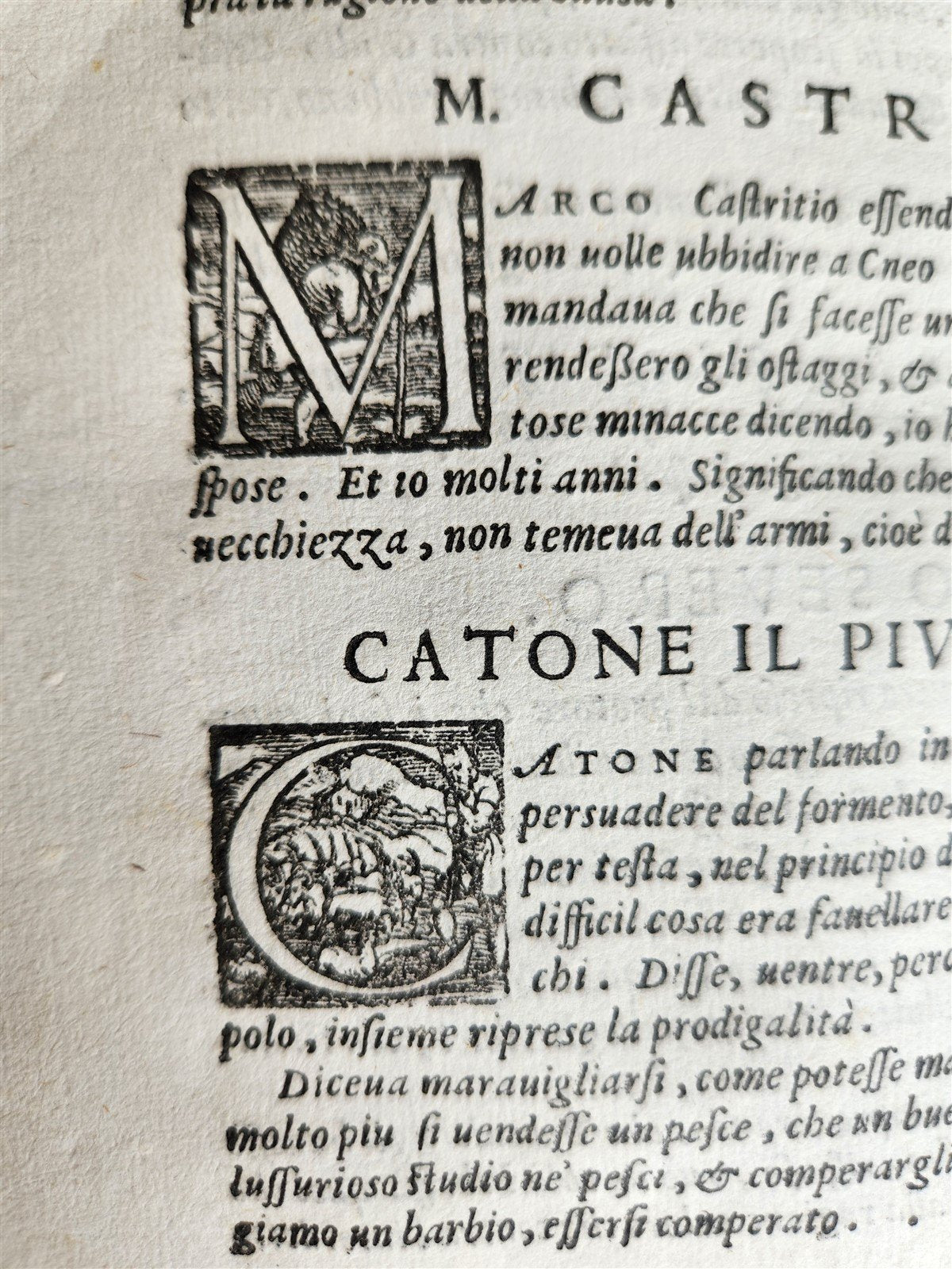 1566 APOPHTHEGMATA by PLUTARCH antique VELLUM BOUND w/ MANUSCRIPT TITLE 16th C.