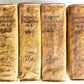 1690 PHILOSOPHIA SCOTI 4 VOLUMES antique VELLUM BOUND