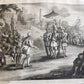 1721-1728 HISTORY OF THE WORLD ILLUSTRATED 5 FOLIO VOLUMES w/MAPS antique VELLUM