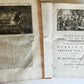 1721-1728 HISTORY OF THE WORLD ILLUSTRATED 5 FOLIO VOLUMES w/MAPS antique VELLUM