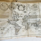 1721-1728 HISTORY OF THE WORLD ILLUSTRATED 5 FOLIO VOLUMES w/MAPS antique VELLUM