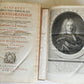 1721-1728 HISTORY OF THE WORLD ILLUSTRATED 5 FOLIO VOLUMES w/MAPS antique VELLUM