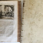 1721-1728 HISTORY OF THE WORLD ILLUSTRATED 5 FOLIO VOLUMES w/MAPS antique VELLUM