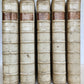 1721-1728 HISTORY OF THE WORLD ILLUSTRATED 5 FOLIO VOLUMES w/MAPS antique VELLUM