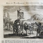 1721-1728 HISTORY OF THE WORLD ILLUSTRATED 5 FOLIO VOLUMES w/MAPS antique VELLUM