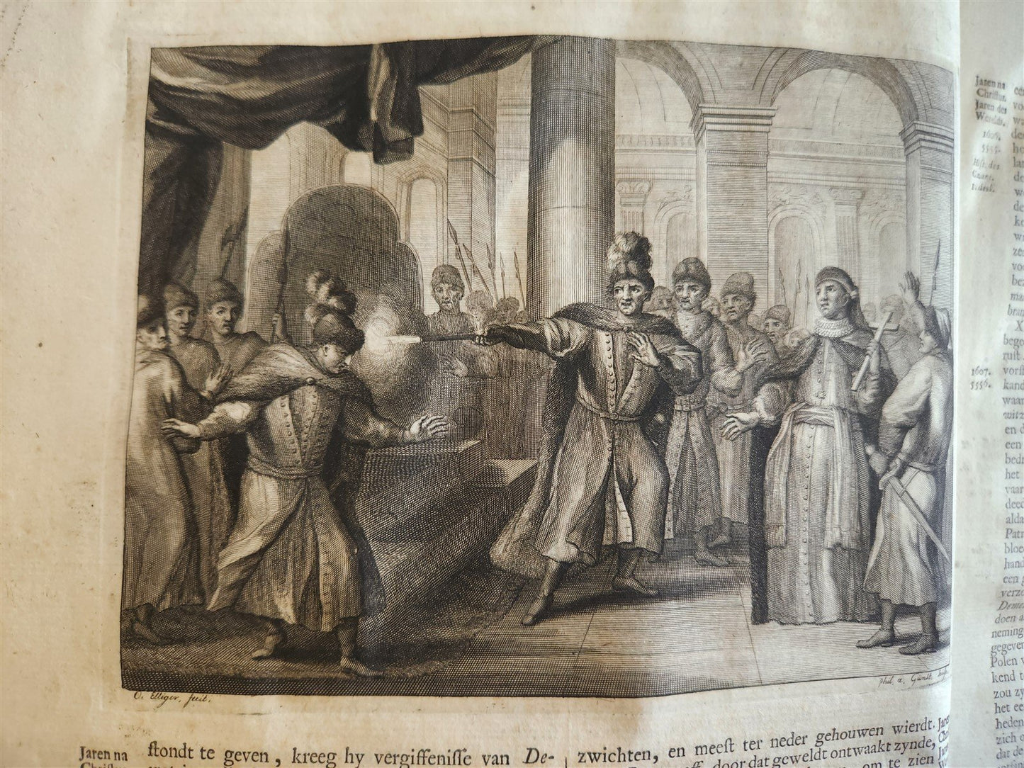 1721-1728 HISTORY OF THE WORLD ILLUSTRATED 5 FOLIO VOLUMES w/MAPS antique VELLUM