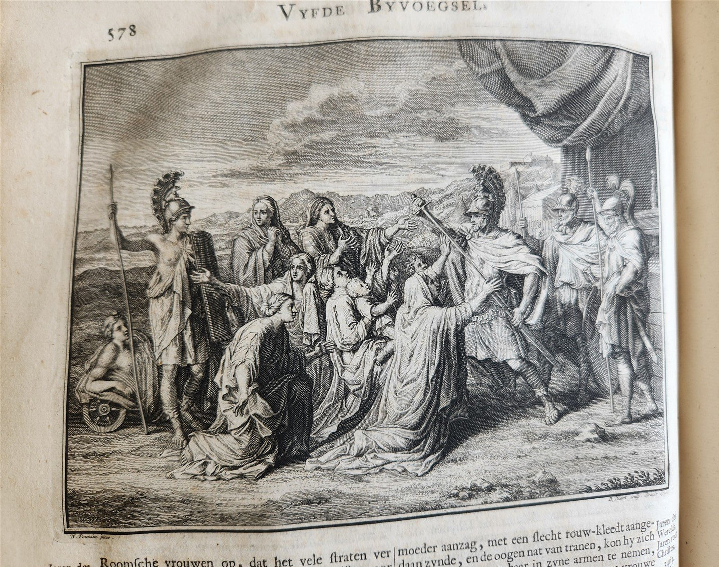 1721-1728 HISTORY OF THE WORLD ILLUSTRATED 5 FOLIO VOLUMES w/MAPS antique VELLUM