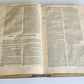1727 COMMENTARIUS in IEREMIAM PROPHETAM THRENOS et BARUCH PIGSKIN FOLIO antique