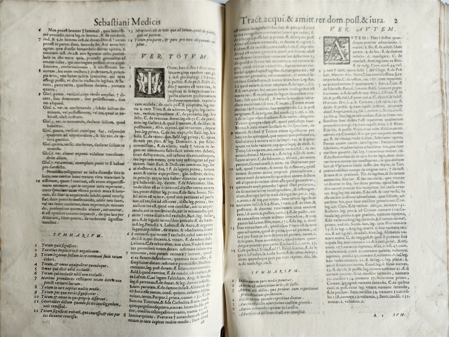 1586 CIVIL & CANON LAW BOOK antique S. MEDICI Tractatus 16th CENTURY FOLIO