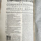1586 CIVIL & CANON LAW BOOK antique S. MEDICI Tractatus 16th CENTURY FOLIO