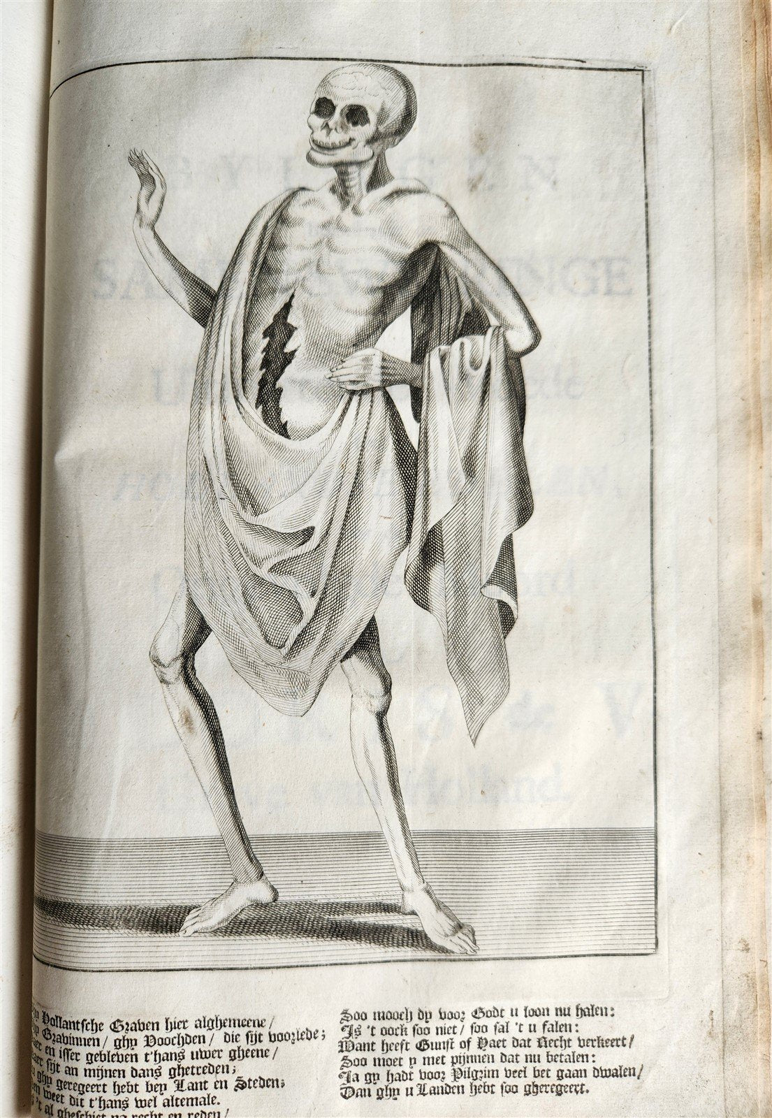 1699 CHRONICLE of COUNTS of HOLLAND antique 17 c. ILLUSTRATED FOLIO vellum bound