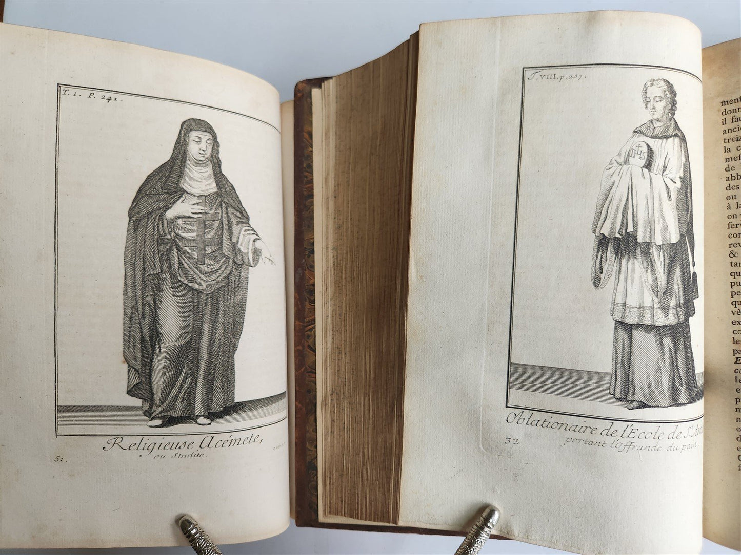 1792 RELIGIOUS & MILITARY ORDERS HISTORY 8 VOLS antique ILLUSTRATED 810 PLATES