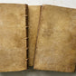 1742 CANON LAW by Anacleto Reiffenstuel 4 FOLIO VELLUM BOUND VOLUMES antique