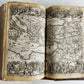 1687 BIBLE in DUTCH MASSIVE FOLIO antique ILLUSTRATED w/ 5 MAPS
