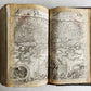 1687 BIBLE in DUTCH MASSIVE FOLIO antique ILLUSTRATED w/ 5 MAPS