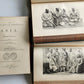 1884-85 EARTH & ITS INHABITANTS ASIA 4 ILLUSTRATED VOLUMES antique
