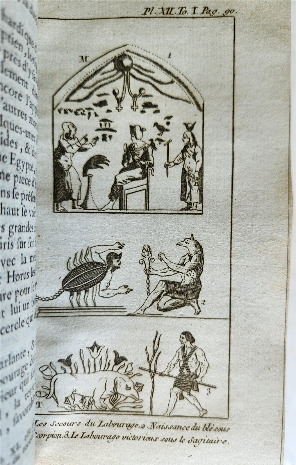 1765 OCCULT illustrated ORIGIN of IDOLATRY ANCIENT MYTHS BELIEFS antique 2 VOLS