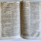1741 LATIN GERMAN DICTIONARY incl. ANCIENT & MEDIEVAL antique PIGSKIN BINDING