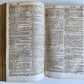 1741 LATIN GERMAN DICTIONARY incl. ANCIENT & MEDIEVAL antique PIGSKIN BINDING