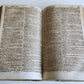 1741 LATIN GERMAN DICTIONARY incl. ANCIENT & MEDIEVAL antique PIGSKIN BINDING