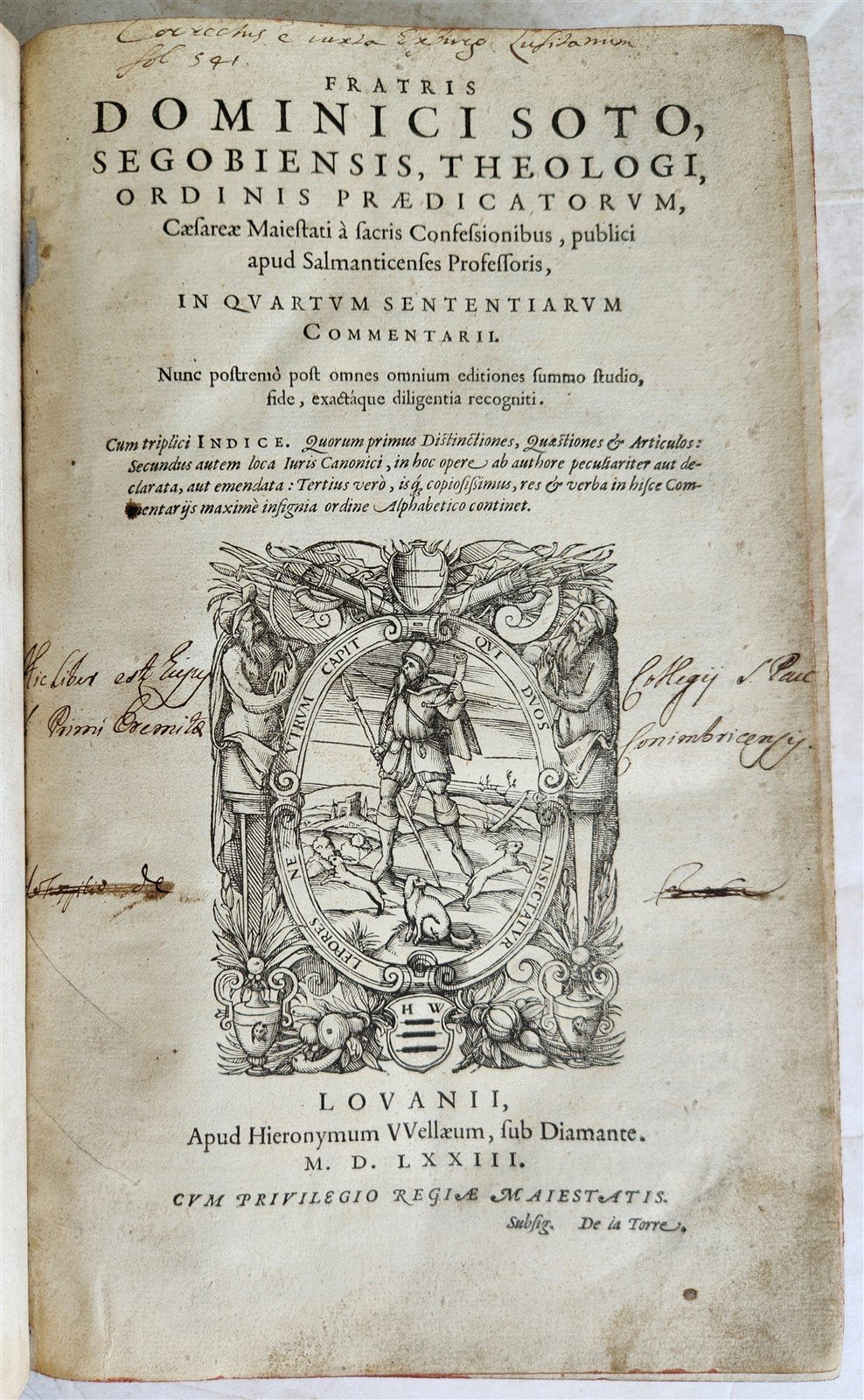 1573 School of Salamanca PHILOSOPHY Domingo de Soto antique FOLIO 16th CENT rare