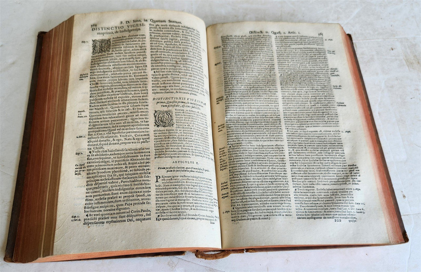1573 School of Salamanca PHILOSOPHY Domingo de Soto antique FOLIO 16th CENT rare