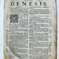 1678 BIBLE in ENGLISH w/ ORIGINAL BINDING antique OLD & NEW TESTAMENT 17th CENT.