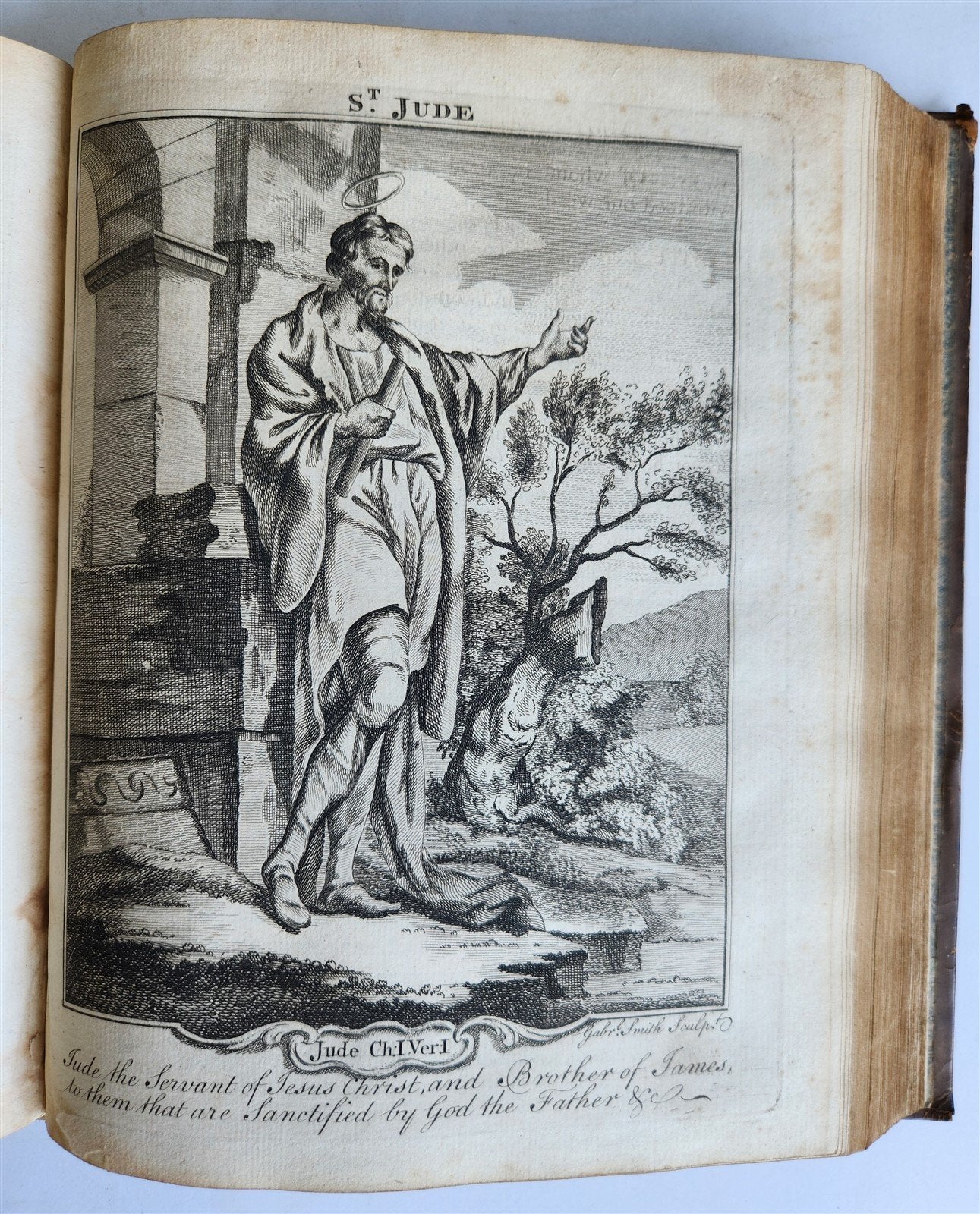 1761 BOOK of COMMON PRAYER w/ PSALMS of DAVID ILLUSTRATED antique in ENGLISH